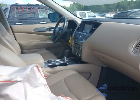 2017 Nissan Pathfinder Sl z USA, uszkodzony, nr VIN 5N1DR2MM8HC623520